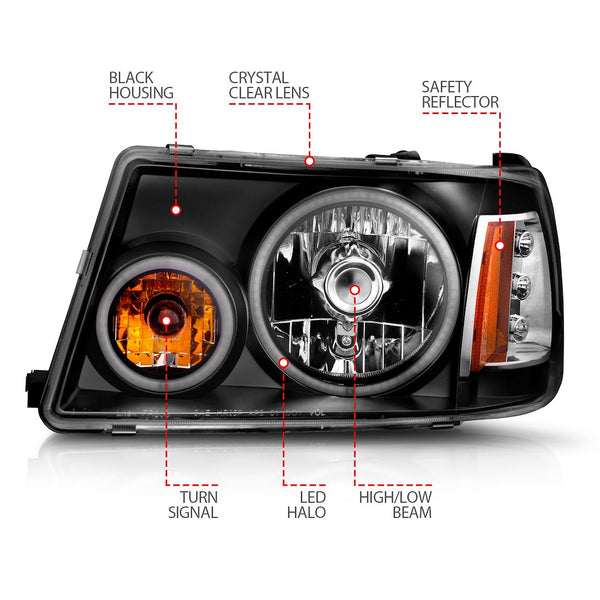 AnzoUSA Projector Headlight Assembly (MPN: 111152)