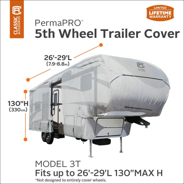 Classic Accessories PermaPRO Travel Trailer Cover (MPN: 80-317-161001-RT)