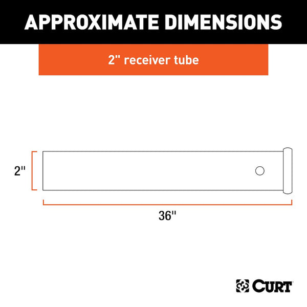 CURT Trailer Hitch Receiver Tube (MPN: 49360)