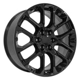OE Wheels CV67 Gloss Black Aluminum Wheel (MPN: CV67-22090-6550-28B)