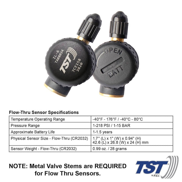 Truck System Technology Tire Pressure Monitoring System (MPN: TST-507-FT-6)
