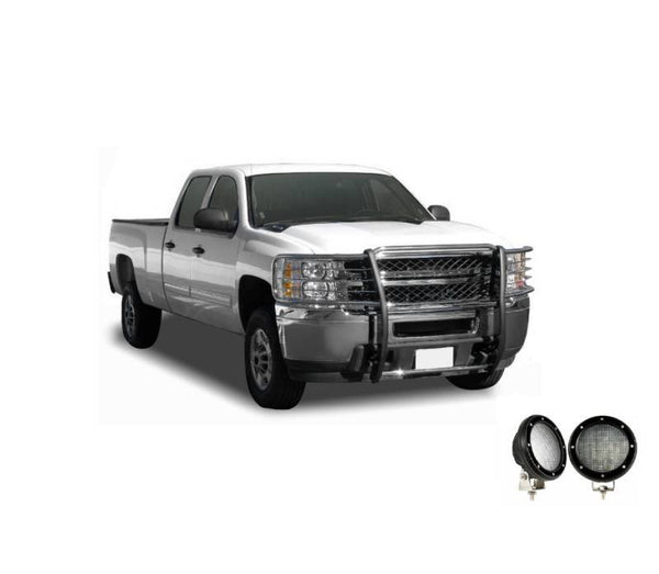 Black Horse Grille Guard Kit (MPN: 17GT27MSS-PLFB)