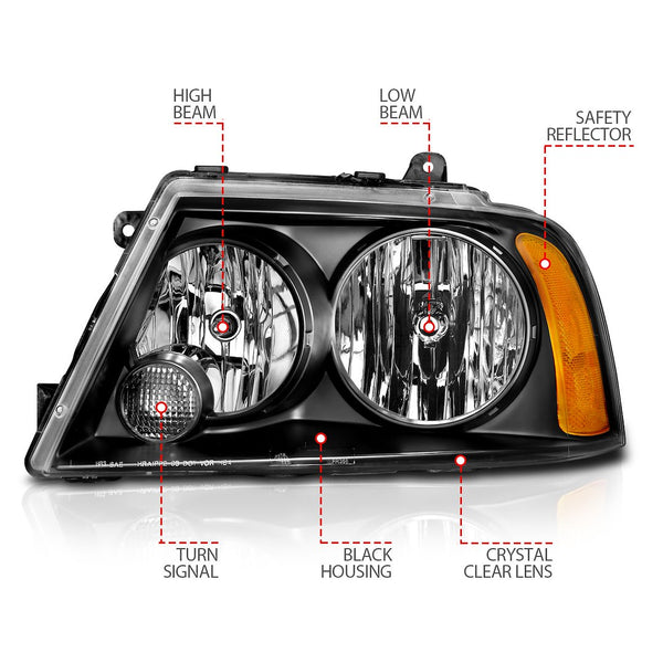 AnzoUSA Headlight Assembly (MPN: 111045)