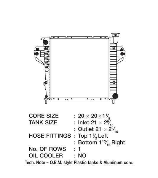 CSF Radiator (MPN: 3379)