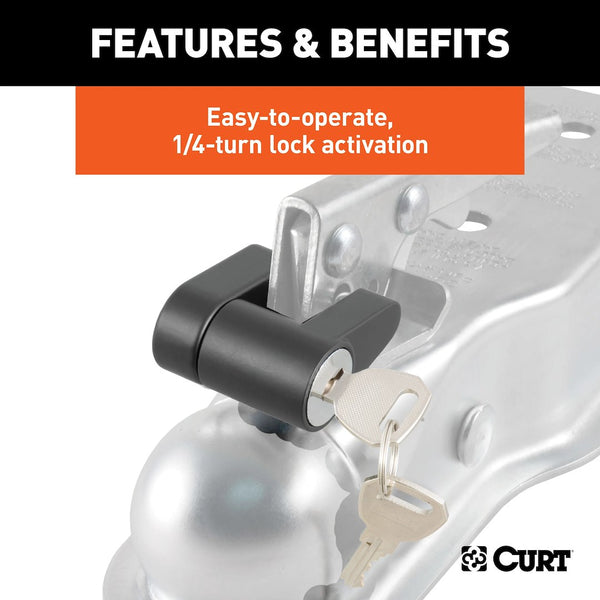 Curt Trailer Coupler Lock (MPN: 23521)