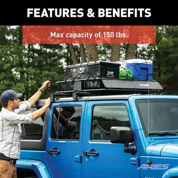 Aries Jeep Roof Rack Cross Bars (MPN: 2070450)