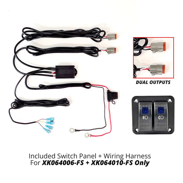XK Glow Razor Series LED Light Bar (MPN: XK064006-FS-KIT)
