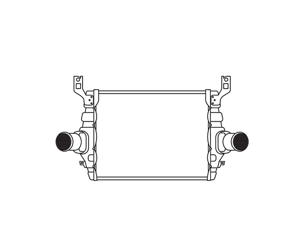 CSF Intercooler Air To Air One Row (MPN: 6017)