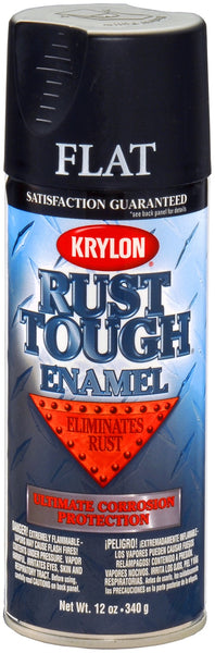 VHT Rust Tough Flat Black Aerosol Paint (MPN: RTA9218)