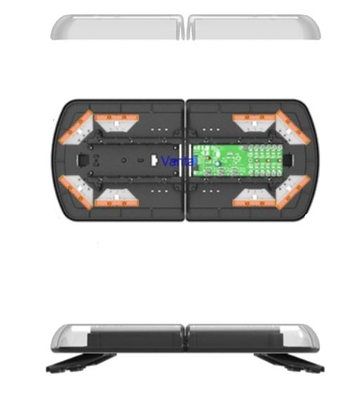 Ecco Warning Light 12 Series Vantage (MPN: 12-50123-ES)