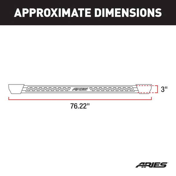 Aries Jeep Rocker Steps (MPN: 2074111)