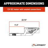Lippert Components Electric Folding Step (MPN: 3691461)