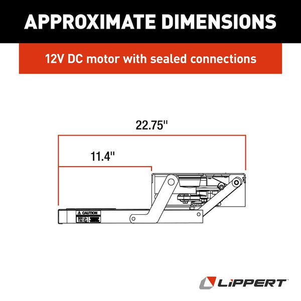 Lippert Components Electric Folding Step (MPN: 3691461)