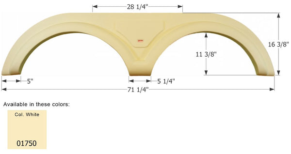 Icon Fender Skirt for Mark Twain Models (MPN: 01750)