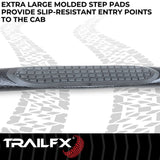 TrailFX Nerf Bar Round Tube Side Steps (MPN: A0056T)
