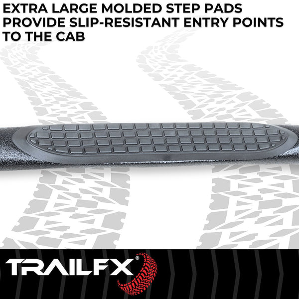 TrailFX Nerf Bar Round Tube Side Steps (MPN: A0056T)
