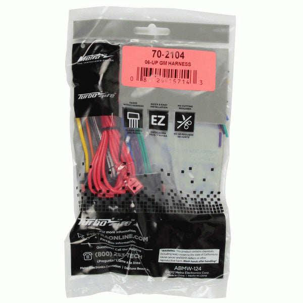 Metra Electronics TurboWire Radio Wiring Harness (MPN: 70-2104)
