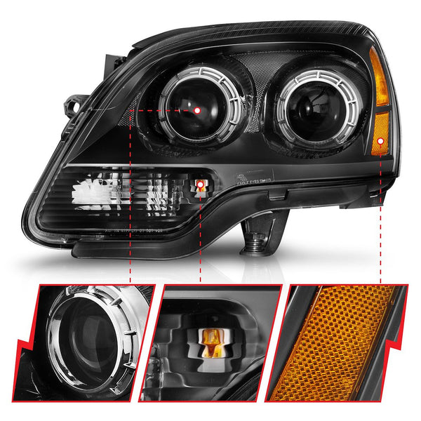 AnzoUSA Headlight Assembly (MPN: 111530)