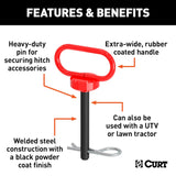 Curt Clevis Pin for Trailer Hitch (MPN: 45805)