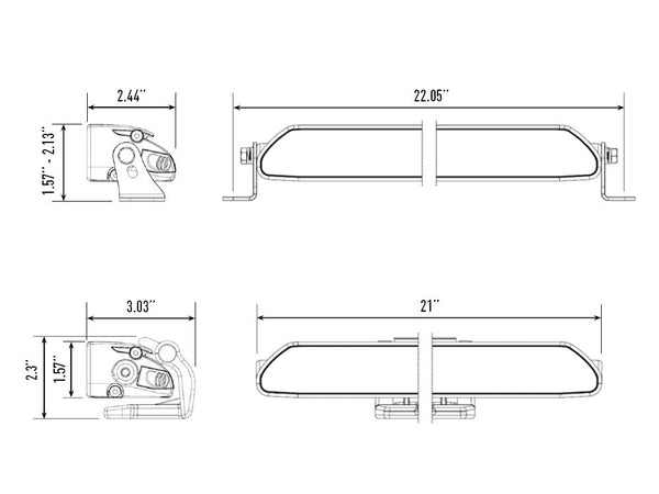 Triple-R Light Linear-18 Elite LED Light Bar (MPN: LNR-PL-18)