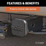 CURT Trailer Hitch Cover for 1-1/4 Inch Receiver (MPN: 22271)