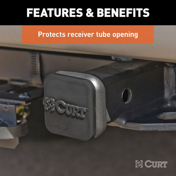 CURT Trailer Hitch Cover for 1-1/4 Inch Receiver (MPN: 22271)