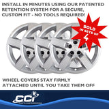 Coast To Coast 17 Inch Wheel Cover Set (MPN: IWC43517S)