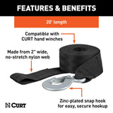 CURT Recovery Strap 1100 Pounds Work Load Limit (MPN: 29451)