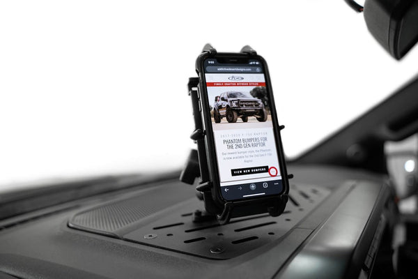 Mobile Electronics Device Mount Base for 2021+ F-150 and 3rd Gen Raptor (MPN: AC1901701NA)