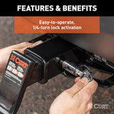 CURT Trailer Hitch Lock Pin with Coupler Lock (MPN: 23527)