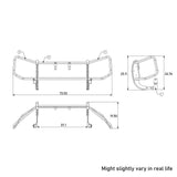 Black Horse Off Road Bumper Guard (MPN: 15TYR4SS-19)