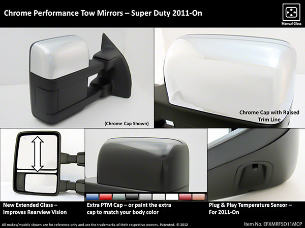 ProEFX Exterior Towing Mirror (MPN: EFXMRFSD11MCP)