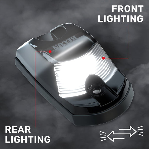 Recon Accessories Roof Marker Light (MPN: 264342BKHPWH)