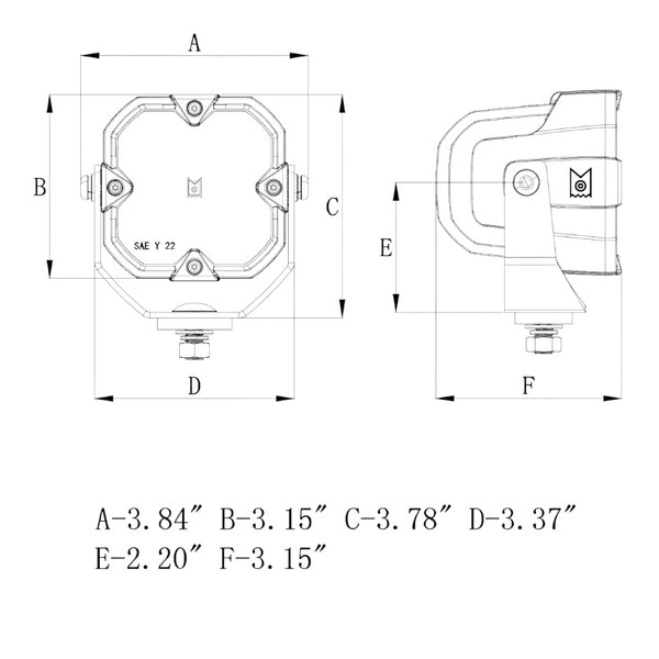 ARC Lighting Driving and Fog Light (MPN: 4211D)