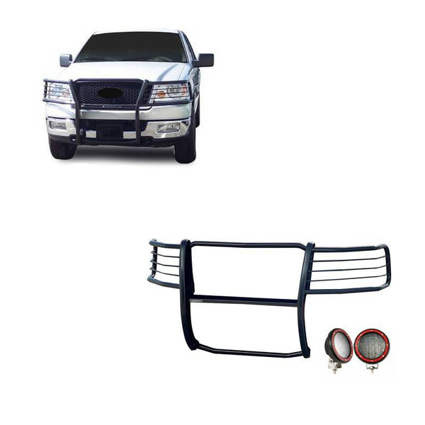 Black Horse Grille Guard Kit (MPN: 17FP28MA-PLFR)