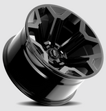 Torque Wheels 22 Inch Gloss Black Wheel (MPN: TW405C-22113605-38)