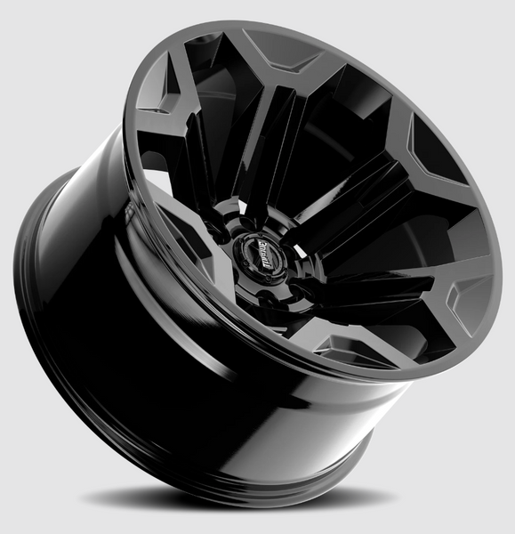 Torque Wheels 22 Inch Gloss Black Wheel (MPN: TW405C-22113605-38)