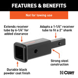 Trailer Hitch Receiver Tube Adapter (MPN: 45785)