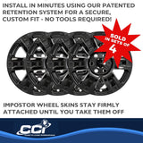 Coast To Coast Impostor Wheel Skin (MPN: IWCIMP403BLK)