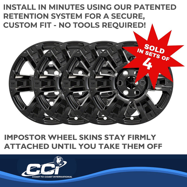 Coast To Coast Impostor Wheel Skin (MPN: IWCIMP403BLK)