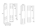 Triple-R Light Bumper Beam Mounting Kit (MPN: BBB-01K)