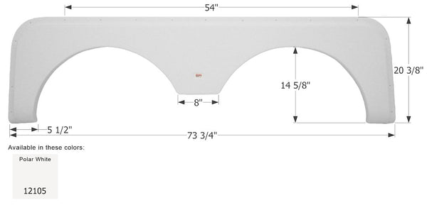 Icon Fender Skirt for Forest River RVs (MPN: 12105)