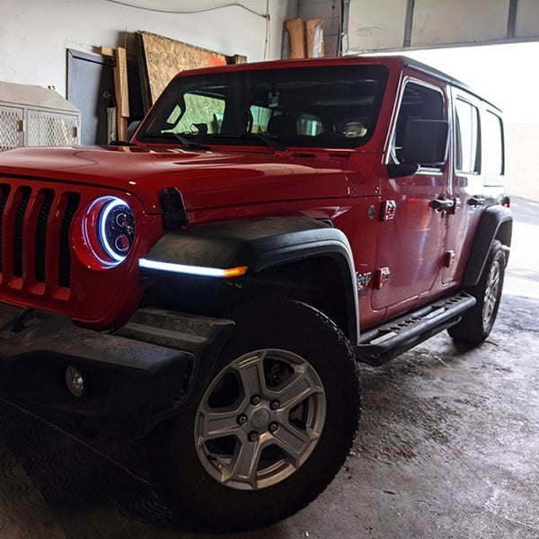 Quake LED Daytime Running Light Set (MPN: QTE1058)