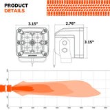 Sylvania Ultra LED Off-Road Pod Light (MPN: ULCUBE3INSP2.BX2)