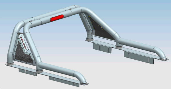 Black Horse Gladiator Truck Bed Bar (MPN: GLRB-03B)