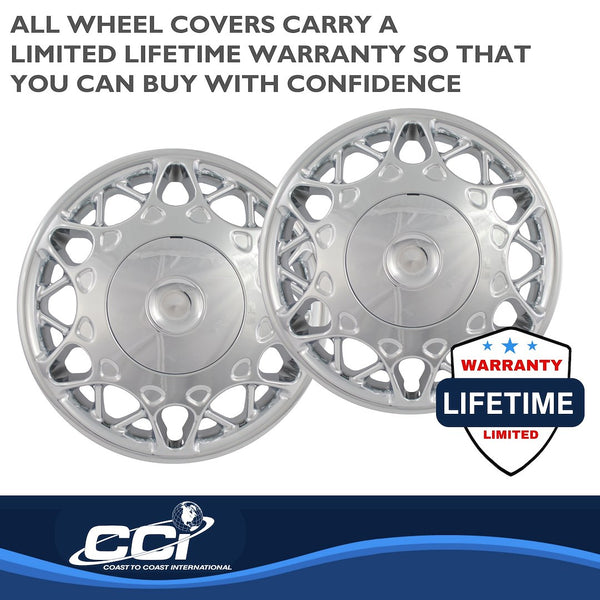 15 Inch Chrome Plated Wheel Cover Set (MPN: IWC44115C)