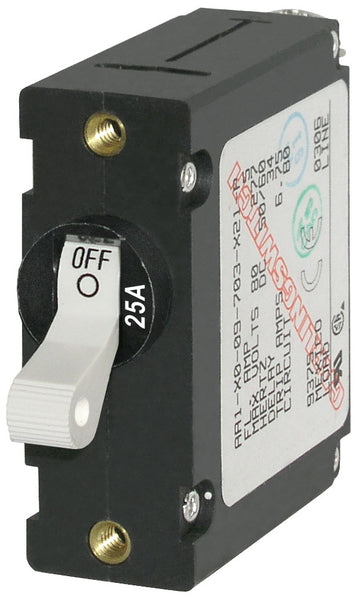 Blue Sea Circuit Breaker 25 Amps (MPN: 7218-BSS)