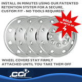 Coast To Coast 16 Inch Stainless Steel Wheel Cover Set (MPN: IWCAL160SS)