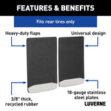 Luverne Textured Rubber Mud Guards (MPN: 252023)