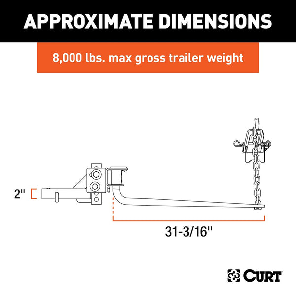 CURT Weight Distribution Hitch (MPN: 17051)